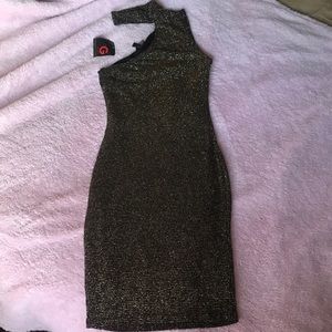 G By Guess Glittery Chocker Dress
